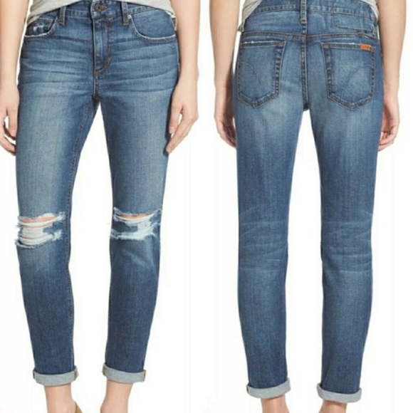 Joe's Jeans Denim - Joe’s Jeans The Billie Ankle Slim Distressed Jeans Size 25